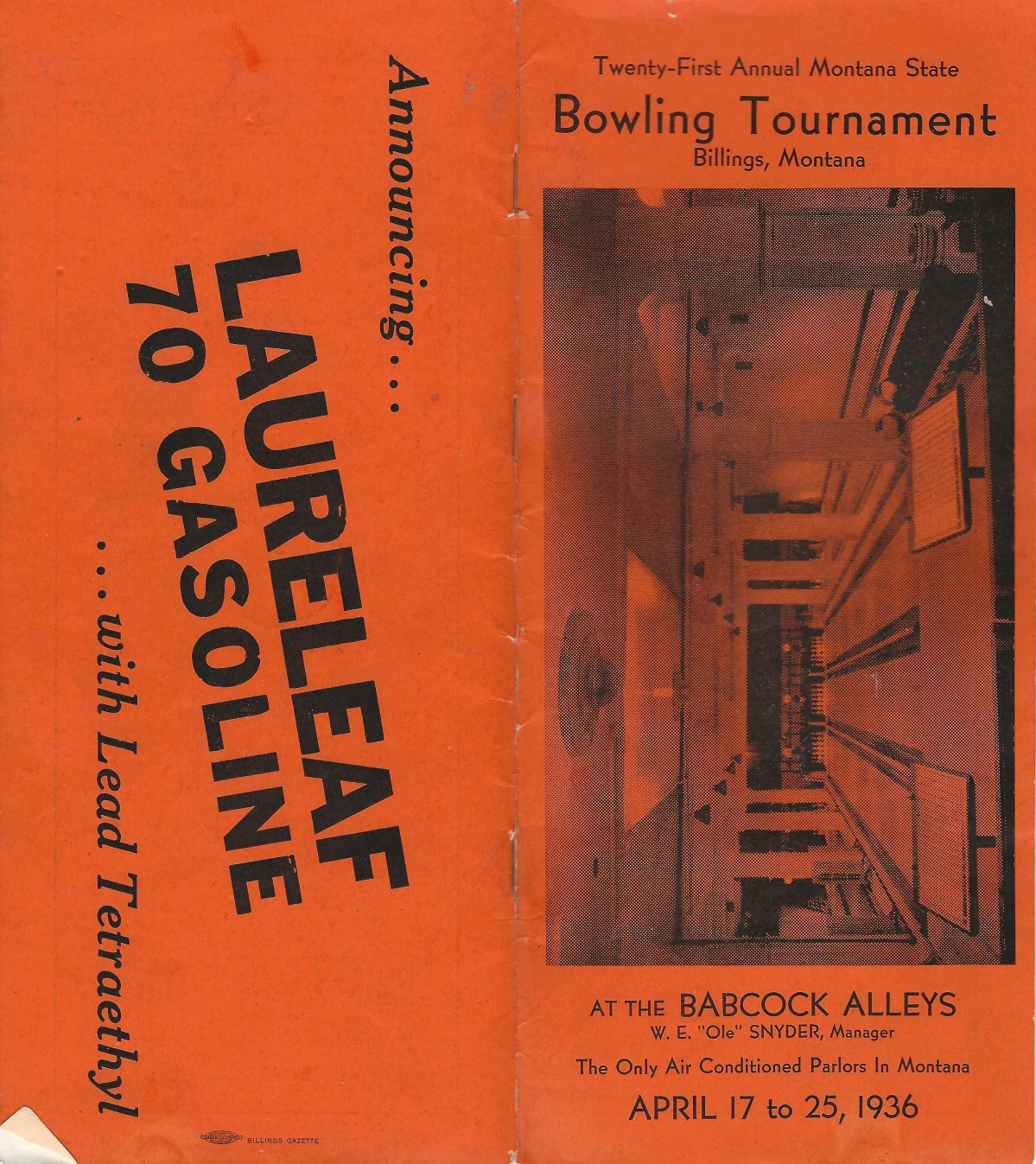 1936 Program Book