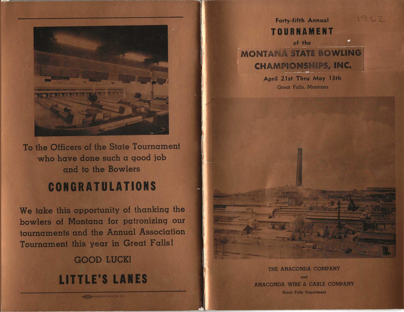 1962 Program Book