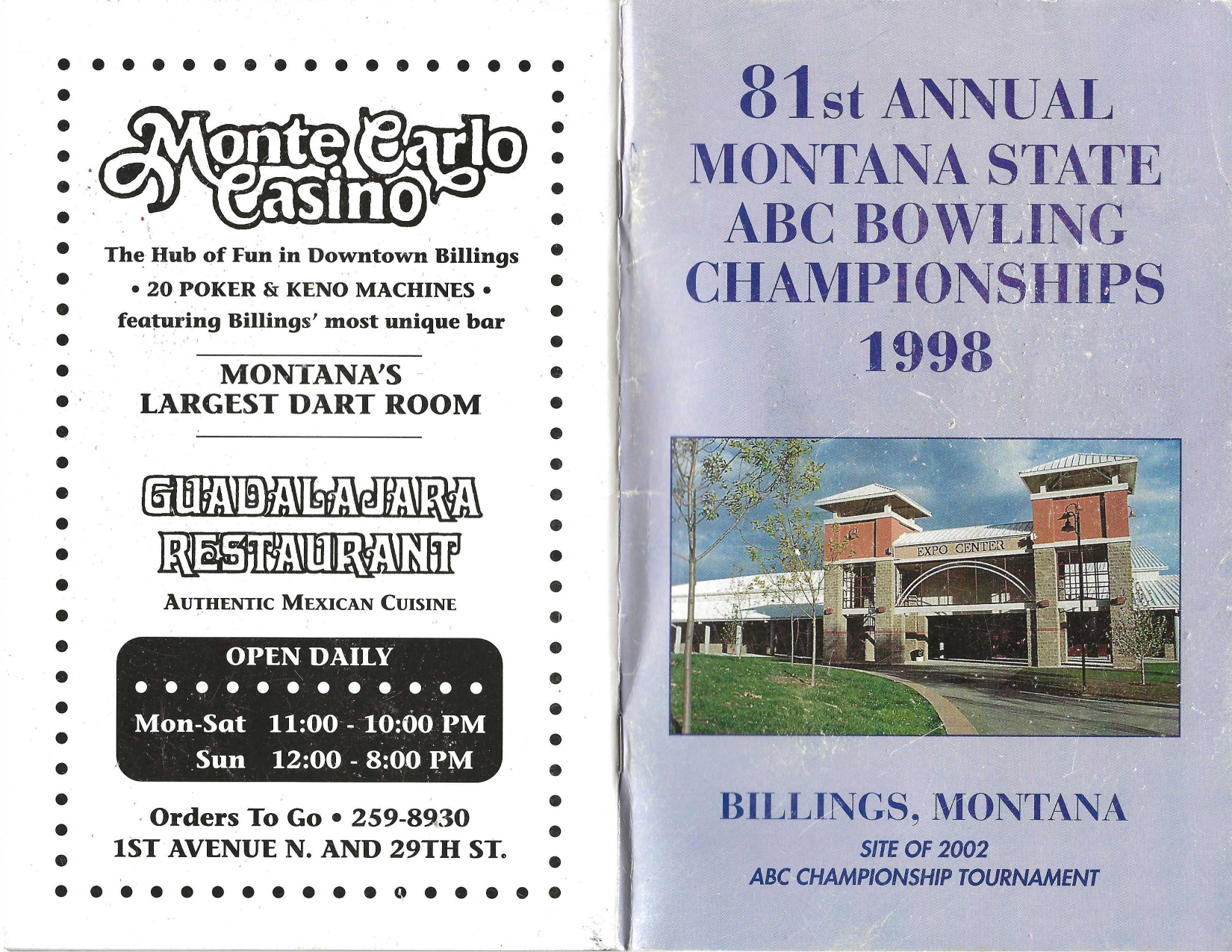 1998 Program Book